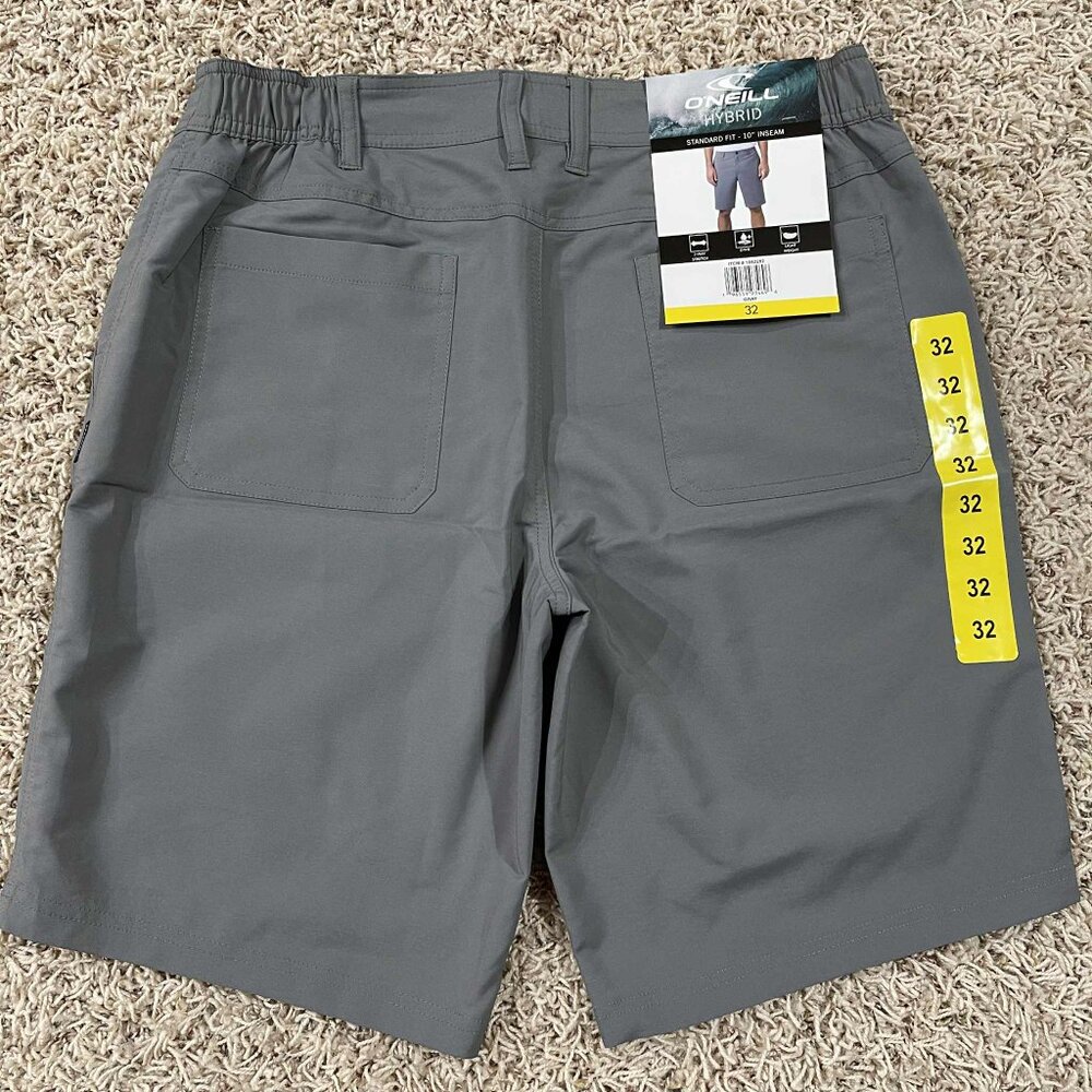 O'Neill Men's Lightweight Hybrid Shorts Gray, Size 32 (New)